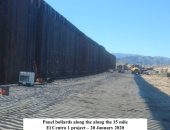 ترامب ينشر صورا جديدة لإنشاءات الجدار الجنوبى مع المكسيك.. ويعلق: رائعة