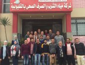 طلاب "هندسة بنها" داخل شركة مياه القليوبية للتعرف على مراحل تنقية المياه