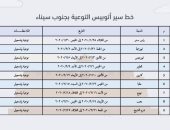 ننشر خط سير أتوبيس التوعية والتسجيل بمنظومة التأمين الصحى بجنوب سيناء