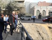 صور.. محافظ الجيزة يتفقد أعمال تغطية وتطوير ترعة المريوطية