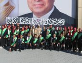 صور.. وفد طلابى من جامعة القاهرة يزور معرض القاهرة الدولى للكتاب