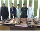 ضبط 5 أشخاص خلال حملة أمنية مكبرة بحوزتهم 7 قطع سلاح نارى في أسيوط