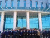 محافظ بورسعيد والقيادات الأمنية يفتتحون وحدة تراخيص الملاكي الجديدة بحى الضواحى.. صور