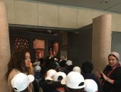 المتحف القومى للحضارة المصرية يستقبل طلاب مدرستين بالقاهرة