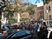 تشييع جثمان خالد بشارة بكنيسة مار مرقس بمصر الجديدة