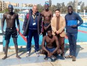 فوز طلاب جامعة حلوان بالمركز الأول فى السباحة بملقتى للطلاب الوافدين