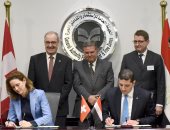 صور..  توقيع 3 اتفاقيات فى ختام منتدى الاستثمار المصرى السويسرى