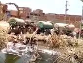 قارئ يشكو من إلقاء الصرف الصحى بترعة قرية ديرب محلة حسن في الغربية