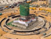 بدء تأسيس نافورة ميدان التحرير وتطوير حديقتى المجمع وعمر مكرم.. صور