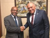 سامح شكرى يلتقى وزير خارجية مدغشقر لبحث سبل تطوير التعاون الثنائى
