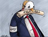 كاريكاتير صحيفة إماراتية يسلط الضوء على خطة ترامب للسلام