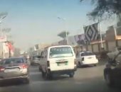 فيديو.. كثافات مرورية أعلى كوبرى فيصل بسبب زيادة الأحمال وتعطل سيارة