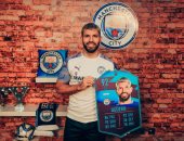 أجويرو يتوج بجائزة لاعب شهر يناير فى الدوري الإنجليزي