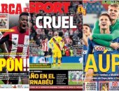 صدمة عالمية بعد إقصاء ريال مدريد وبرشلونة من ربع نهائى كأس إسبانيا فى ليلة واحدة لأول مرة منذ 65 عاما.. الصحافة تدعم أندية الباسك لمواصلة التقدم.. عقدة زيدان مستمرة وأزمات البلوجرانا تتفاقم.. وتوقعات برحيل ميسي