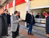 السيسى يتفقد أعمال التطوير الجارية بمنطقة عزبة الهجانة