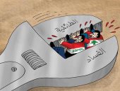 كاريكاتير صحيفة إماراتية.. حل الأزمة اللبنانية بالقضاء على"الطائفية والفساد"