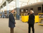 مهندس بمصنع سيماف: إنتاجنا من عربات القطارات يرقى للعالمية.. فيديو