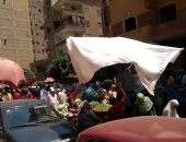 قارئة تستغيث بالمسؤولين لإزالة سوق الجمعة بميدان النعام بعين شمس