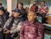 طارق مصطفى وأحمد أيوب يحضران مباراة المقاصة والإنتاج