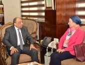 وزيرا البيئة والتنمية المحلية يناقشان كيفية مواجهة مشكلة المقالب العشوائية وتحويلها لمناطق خدمية