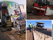خريطة طرق الموت فى أسوان.. "أبوسمبل ومرسى علم ونصر النوبة وكوم أمبو" الأكثر تسجيلاً للحوادث.. "الصحراوى الغربى" أبرزها فى حصد الأرواح.. والظلام والنقل الثقيل وتصدعات الأسفلت أبرز الأسباب