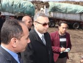 نائب محافظ الغربية ووفد الإنتاج الحربى فى زيارة لمصنعى تدوير القمامة بالمحلة