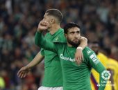 ريال بيتيس ضد برشلونة.. البارسا يتعادل فى الثواني الأخيرة من الشوط الأول 2-2