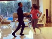 نسرين طافش تستعرض رشاقتها برقصة على نغمات "السالسا".. فيديو