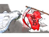 كاريكاتير صحيفة إماراتية.. الموت يخيم على مظاهرات العراق 