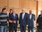 رئيس جامعة المنوفية يتفقد تجهيزات كلية الإعلام لبدء الدراسة بها العام المقبل
