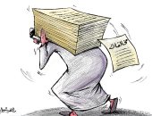 كاريكاتير صحيفة كويتية يحذر من كثرة المخالفات فى الدولة 