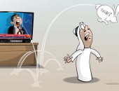 كاريكاتير صحيفة سعودية.. نشر الأكاذيب فى قنوات التحريض والفتنة 