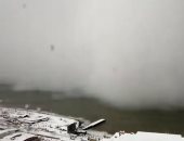 فيديو يظهر عاصفة ثلجية تضرب ساحل بلدة مطلة على البحر الأسود فى تركيا