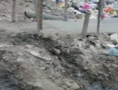 شكوى من انتشار القمامة ومياه الصرف الصحى بمنطقة شبرا الخيمة بالقليوبية