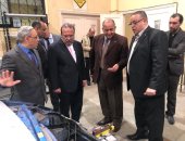 صور.. رئيس جامعة طنطا يشيد بمعمل محركات الاحتراق الداخلى بكلية الهندسة