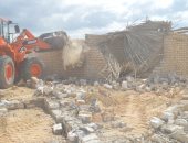 إزالة 340 حالة تعد على أراضي الدولة ببني سويف