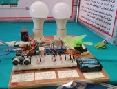 طالب بالقليوبية يبتكر مشروع "البيت الذكى" لتوفير استهلاك الكهرباء.. صور