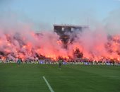 شغب وحالة وفاة فى مباراة الرجاء ضد الجيش الملكى بالدورى المغربى.. فيديو