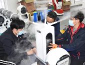 الصين تعمل على تطوير روبوت تطهير لمكافحة الوباء.. صور 