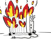 كاريكاتير صحيفة سعودية.. الدفايات الكهربائية تحرق البيوت