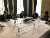 سامح شكرى يستعرض مع وزير خارجية هولندا مستجدات القضية الفلسطينية