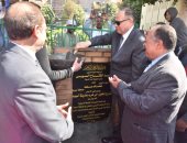 محافظ أسيوط يضع حجر أساس مشروع تطوير حى غرب 1  بتكلفة 23.3 مليون جنيه