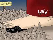 كاريكاتير صحيفة إماراتية.. الإخوان قدم أردوغان في منطقة الشرق الأوسط