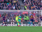 برشلونة ضد خيتافى.. انخيل يضرب شباك البارسا بهدف رائع فى الدقيقة 66 "فيديو" 