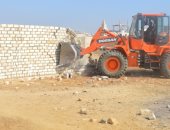 صور..  إزالة 518 حالة تعد على أراضي أملاك الدولة ببني سويف 
