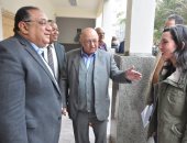 رئيس جامعة حلوان يفتتح المرحلة الأولى من تطوير منشآت كلية التجارة بالزمالك