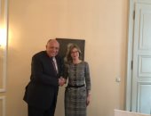 سامح شكرى يعقد لقاءً ثنائياً مع وزيرة خارجية بلغاريا فى ميونخ