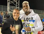 محمد زيدان يشارك جمهوره بصورة مع "بوجبا" أثناء تواجدهما بالإمارات