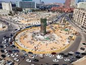 إنجاز 90 % من أعمال تطوير ميدان التحرير .. صور