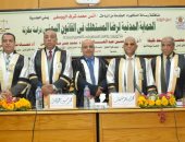 صور.. جامعة أسيوط تمنح درجة الدكتوراه فى الحقوق لباحث يمنى